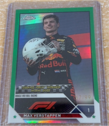 2023 Topps Chrome Formula 1 #1 Max Verstappen — front