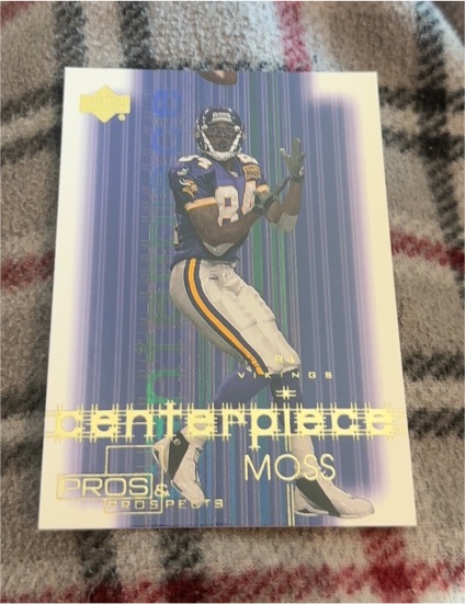 2001 Upper Deck Pros & Prospects #C1 Randy Moss Centerpiece — front