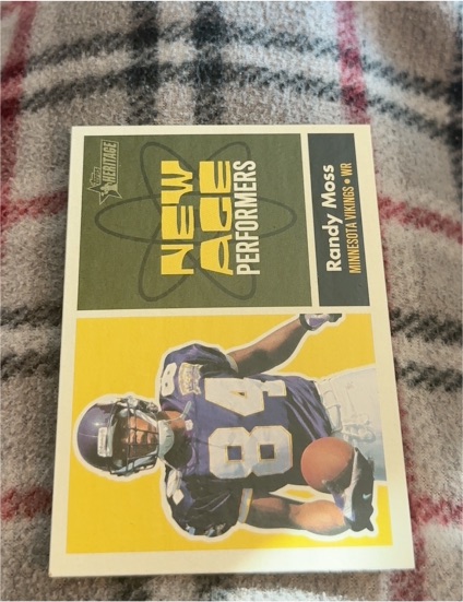 2001 Topps Heritage New Age Performers #NA10 Randy Moss — front