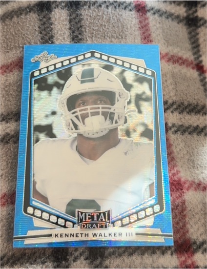 2022 Leaf Metal Draft #P-KW2 Kenneth Walker III — front