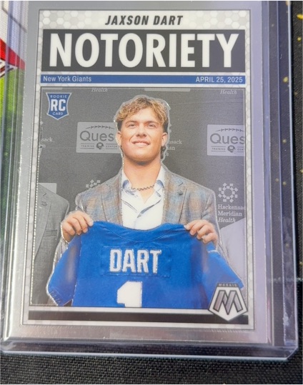 2025 Panini Mosaic Notoriety #11 Jaxson Dart — front
