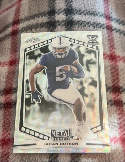 2022 Leaf Metal Draft #B-JD2 Jahan Dotson — front