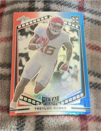 2022 Leaf Metal Draft Treylon Burks — front