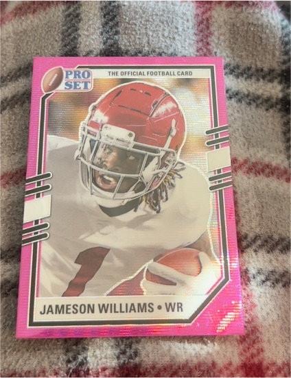 2022 Leaf Pro Set Draft #PSP-JW1 Jameson Williams — front