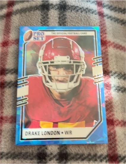 2022 Pro Set Draft #PSP-DL1 Drake London — front