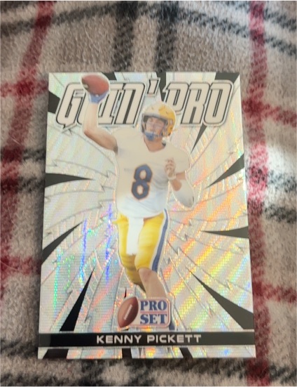 2022 Leaf Pro Set Metal Goin' Pro #GP-KP1 Kenny Pickett — front