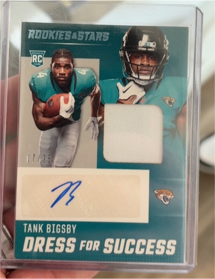 2021 Panini Rookies & Stars Dress For Success #DRESS FOR SUCCESS Tank Bigsby — front