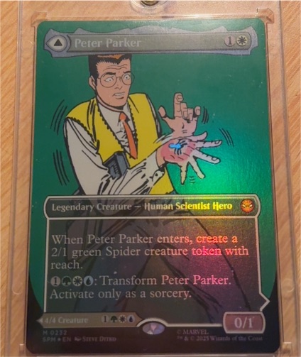 2023 Magic: The Gathering #232 Peter Parker — front