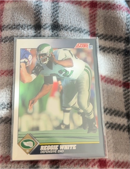 1991 Score #560 Reggie White — front