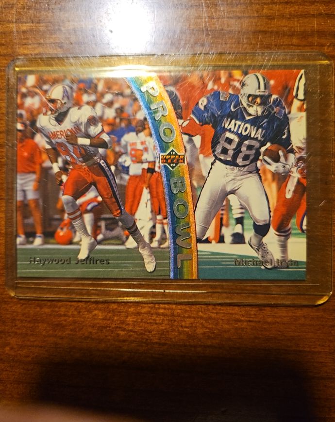 1992 Upper Deck Pro Bowl #PB1 Michael Irvin / Haywood Jeffires — front