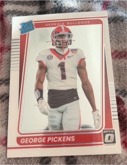 2022 Panini Chronicles Donruss Optic #23 George Pickens — front