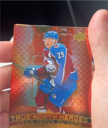 2022-23 UD SkyBox Metal Universe Stars #141 Nathan MacKinnon — front