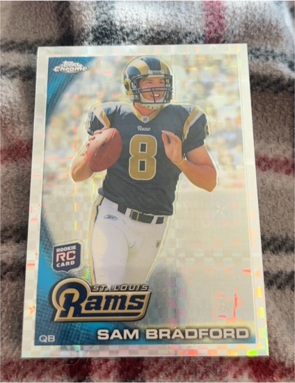 2010 Topps Chrome #C150 Sam Bradford — front