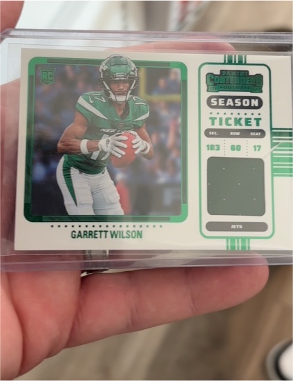 2022 Panini Contenders #RSV-GWI Garrett Wilson — front
