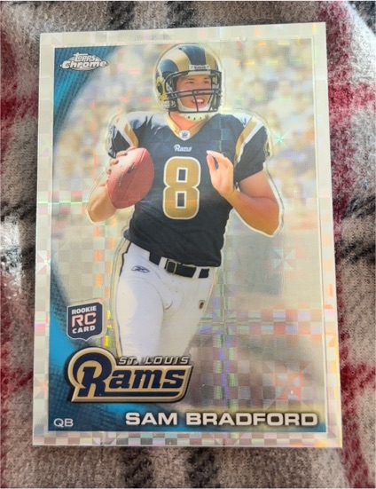 2010 Topps Chrome #C150 Sam Bradford Rookie Card — front