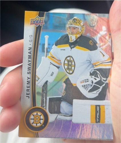 2025-26 Upper Deck Tim Hortons #45 Jeremy Swayman — front