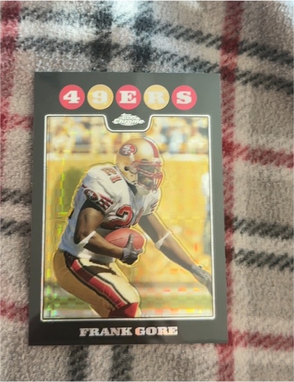 2008 Topps Chrome #TC54 Frank Gore — front