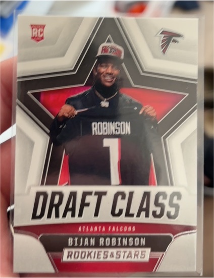 2023 Panini Rookies & Stars Draft Class #DC-2 Bijan Robinson — front