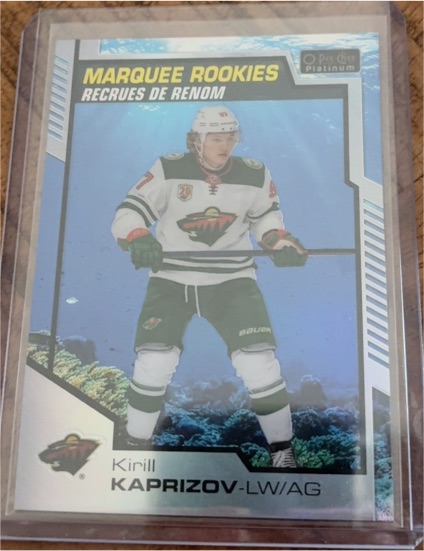 2020-21 O-Pee-Chee Platinum #200 Kirill Kaprizov Marquee Rookies — front