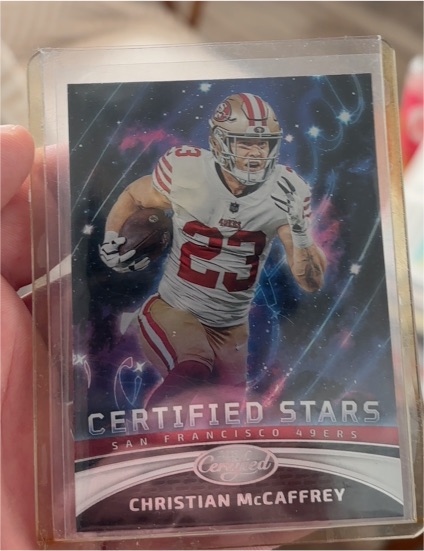 2023 Panini Certified #CS-8 Christian McCaffrey Certified Stars — front