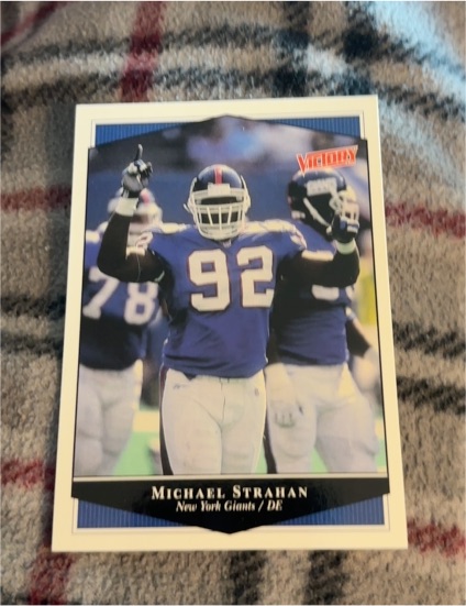 1999 Upper Deck Victory #178 Michael Strahan — front