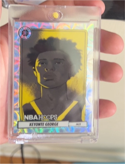 2023-24 Panini NBA Hoops Presentations #11 Keyonte George — front