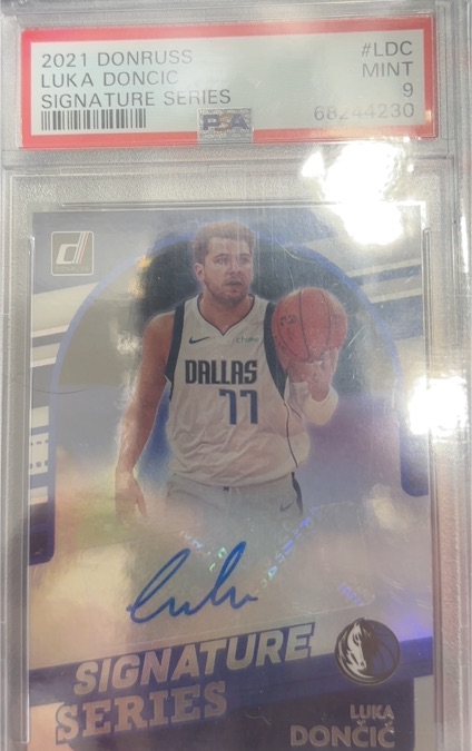 2021 Donruss #LDC Luka Doncic Signature Series — front