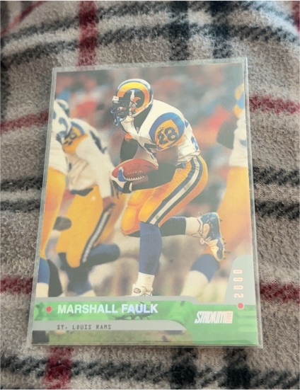 2000 Topps Stadium Club #50 Marshall Faulk — front
