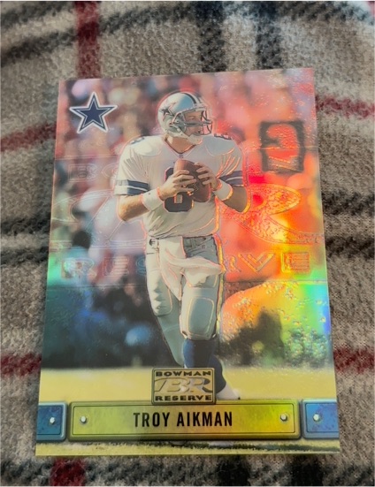 2000 Bowman Reserve #63 Troy Aikman — front