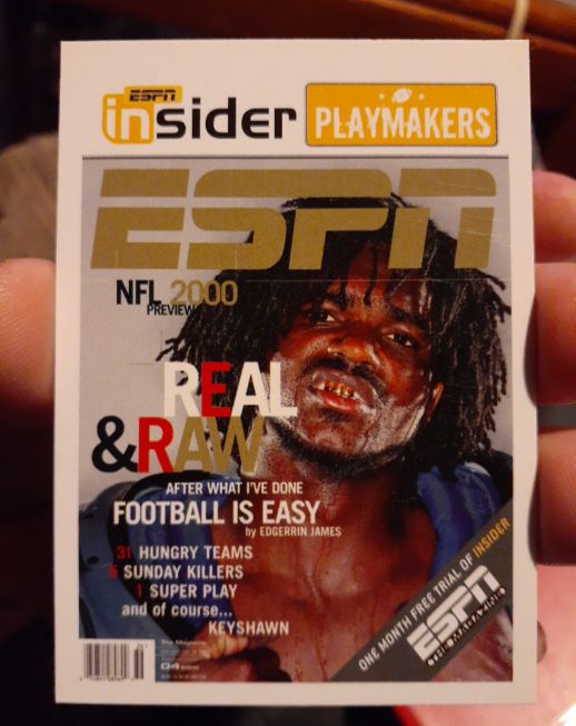 2005 Upper Deck ESPN Insider Playmakers #NNO Edgerrin James — front