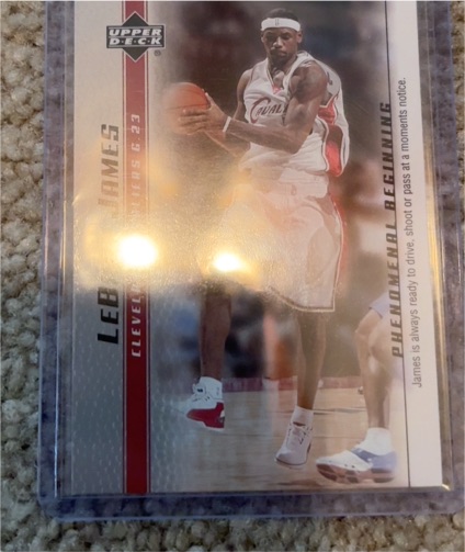 2003-04 Upper Deck Phenomenal Beginning #16 LeBron James — front
