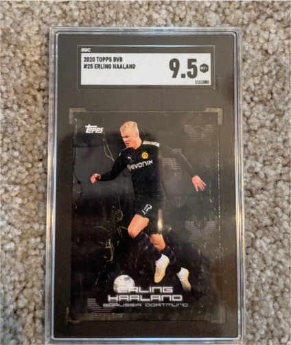 2020 Topps BVB #25 Erling Haaland — front
