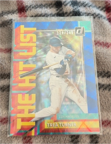 2022 Donruss The Hit List #THL-1 Trea Turner — front