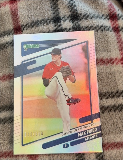 2021 Donruss #175 Max Fried — front