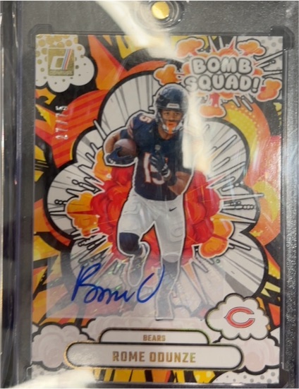2025 Panini Donruss #BS-ROE Rome Odunze Bomb Squad — front