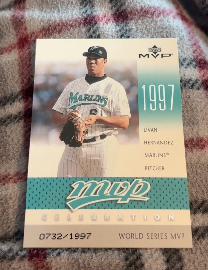 2003 Upper Deck MVP Celebration #MVP69 Livan Hernandez — front