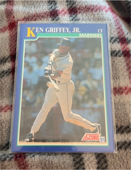1991 Score #2 Ken Griffey Jr. Seattle Mariners — front
