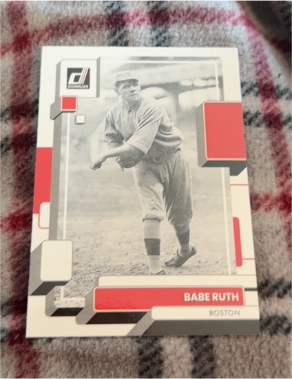 2022 Donruss #229 Babe Ruth Boston Red Sox — front