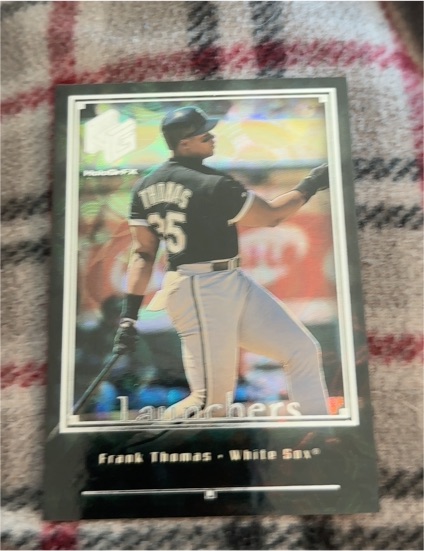 1999 Upper Deck HoloGrFX Launchers #L14 Frank Thomas — front