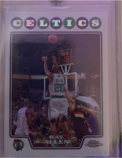 2008 Topps Chrome #20 Ray Allen — front
