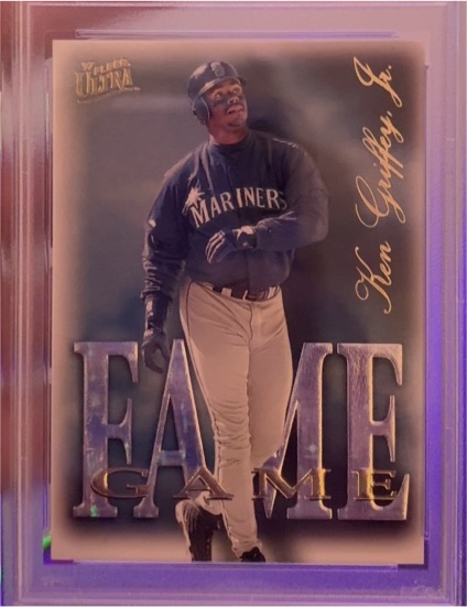 1997 Fleer Ultra Fame Game #1 Ken Griffey Jr. — front