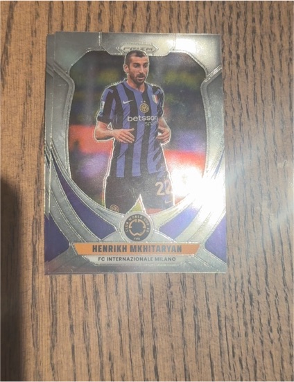 2025 Panini Prizm FIFA Club World Cup #90 Henrikh Mkhitaryan, FC Internazionale Milano — front