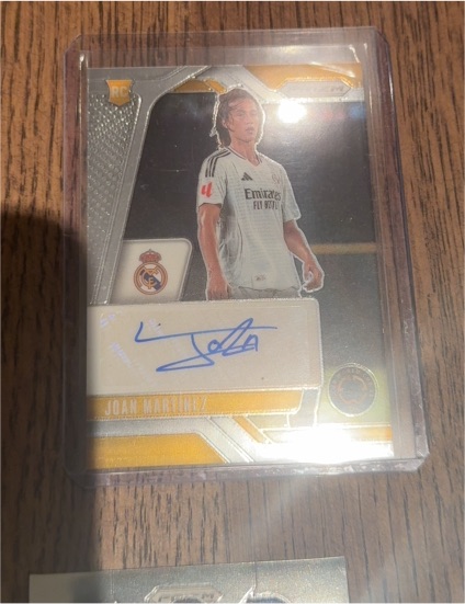 2025 Panini Prizm FIFA Club World Cup # Joan Martinez Rookie Card Autograph — front