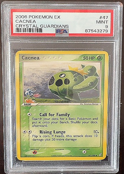 2006 Pokemon EX Crystal Guardians #47 Cacnea — front