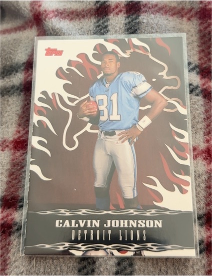 2007 Topps Red Hot Rookies #2 Calvin Johnson — front
