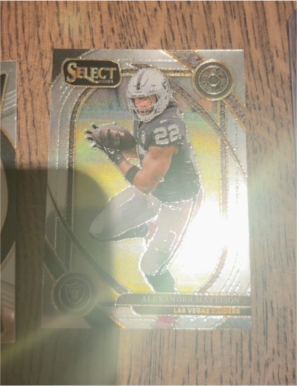 2024 Panini Select Club Level Alexander Mattison — front