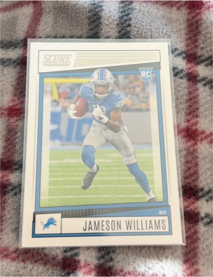 2022 Panini Score #377 Jameson Williams — front
