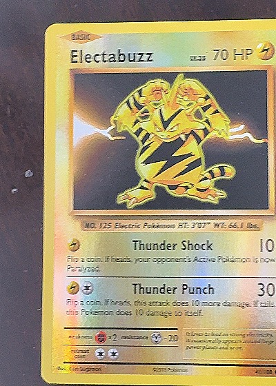 2016 Pokemon XY Evolutions #41 Electabuzz — front
