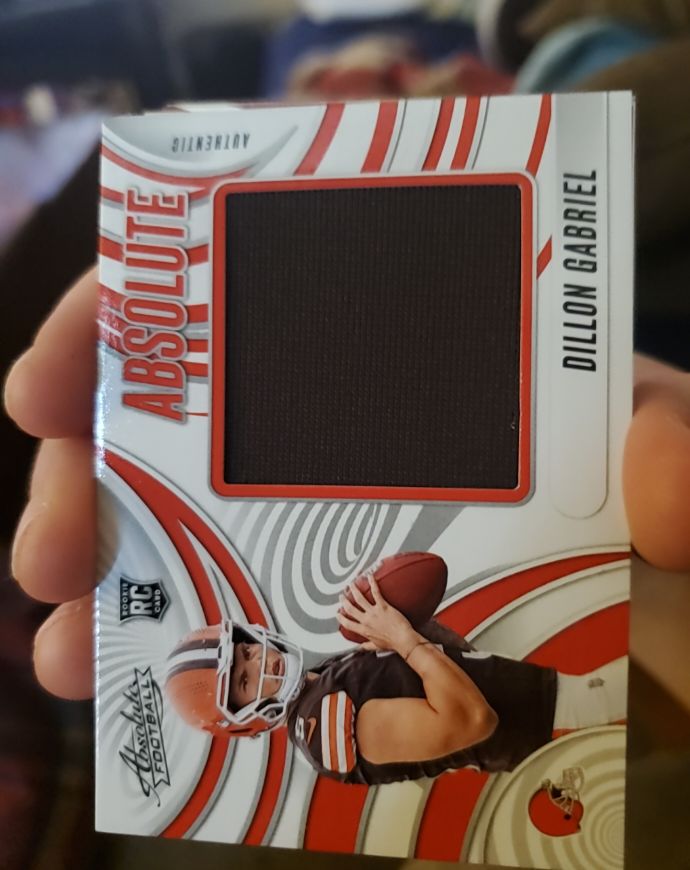 2023 Panini Absolute Rookie Premiere Materials #RPM-DG Dillon Gabriel — front
