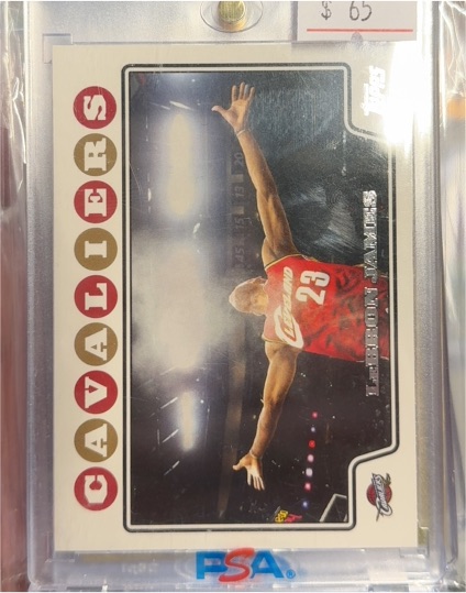 2008-09 Topps #23 LeBron James — front